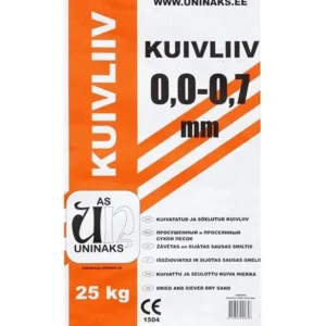 Kuivliiv Fraks. 0-0.7mm 25kg