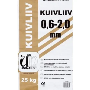 Kuivliiv Fraks. 0.6-2mm 25kg