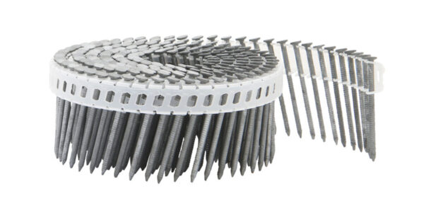 Püstolinael MX 21x50 kamm kuum  zn plastseos 15° (kast 2400  tk)