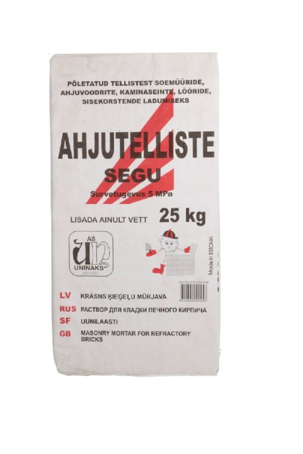 Ahjutelliste segu 25kg Uninaks.