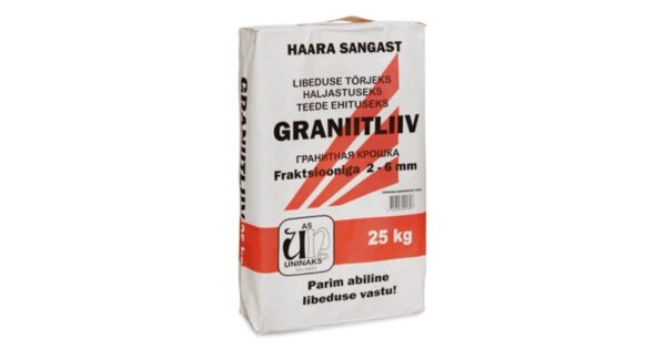 Graniitliiv 2-6mm 25kg uninaks