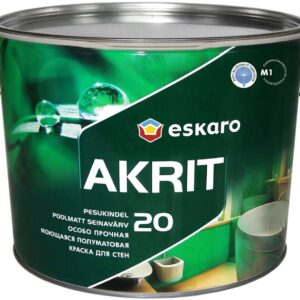 Seinavärv Akrit20 2,85L  valge Poolmatt