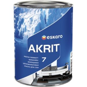 Seinavärv Akrit7 2,85L valge Siidmatt