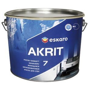 Seinavärv Akrit7 9.5L valge Siidmatt
