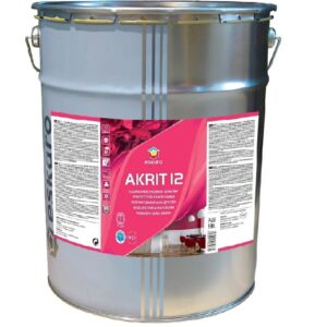 Seinavärv Akrit-12 19l. valge Poolmatt