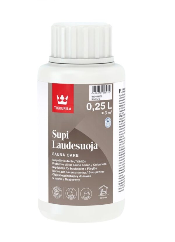 Tikkurila Supi Laudesuoja 0,25L saunalava õli