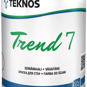 Seinavärv Trend 7 valge matt 9,0L Teknos