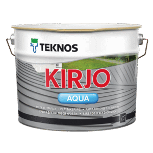 Kirjo Aqua Plekk-katusevärv valge 0,9L teknos