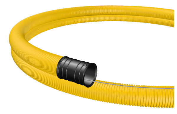 Kaablikaitsetoru 110 kollane, rullis 50m 450N