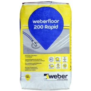 Põrandasegu Weber.floor 200 Kiirkivinev 20kg