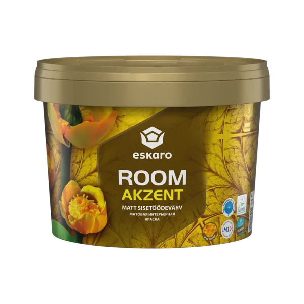 Seinavärv Akzent Room 2.7L valge matt