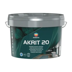 Seinavärv Akrit20 2,85L  valge Poolmatt