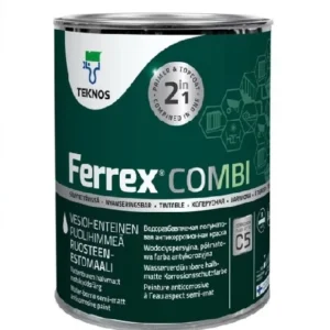 FERREX COMBI Vesialuseline korrosioonivärv 0,9L VALGE Teknos