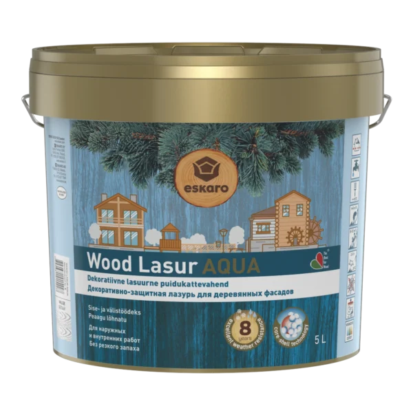 Wood Lasur Aqua 2,5L Valge