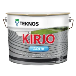 Kirjo Aqua Plekk-katusevärv valge 2,7L teknos