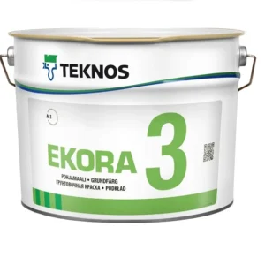 Kruntvärv Ekora 3 valge 10L Teknos