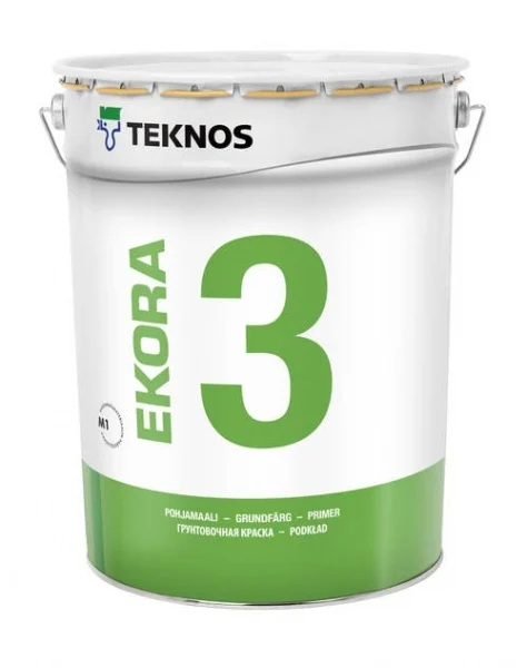 Kruntvärv Ekora 3 valge 18L Teknos