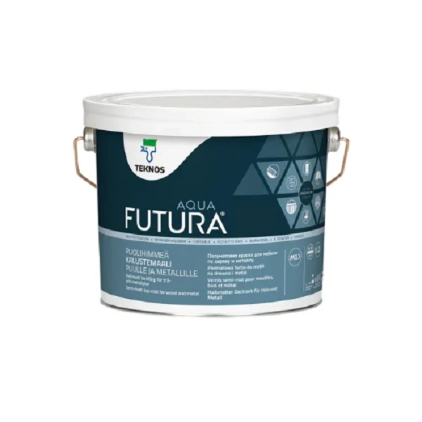 Mööblivärv Futura Aqua20 2,7L valge Poolmatt